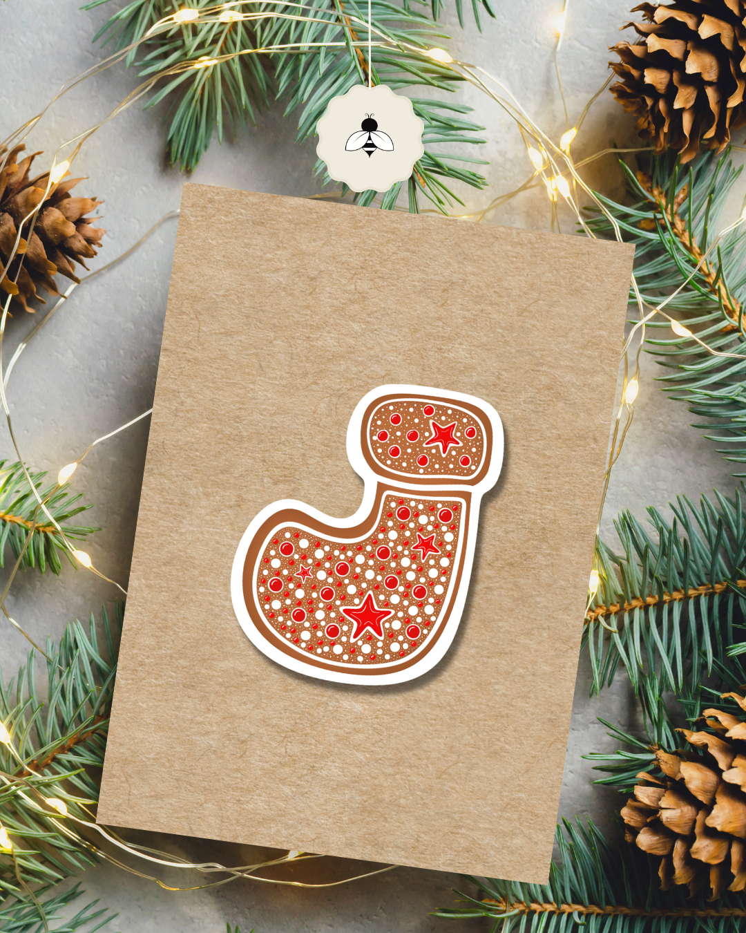 Carte de Noël - Botte