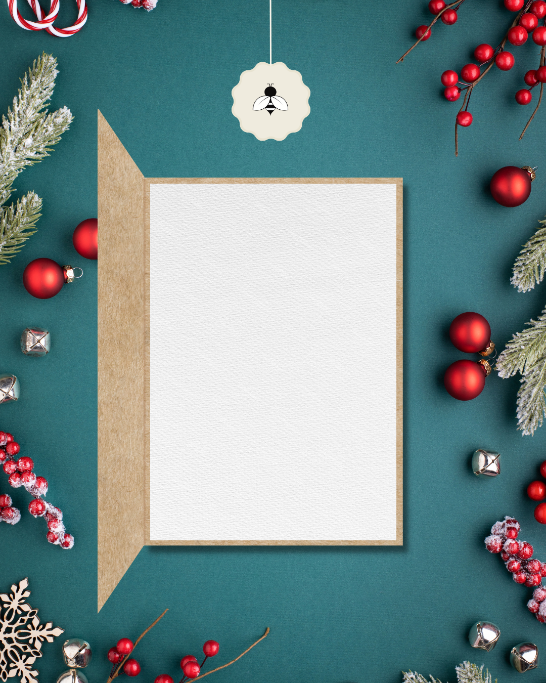 Carte de Noël - Botte