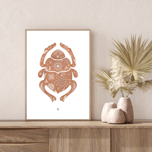 Affiche "Scarabée du Nil"