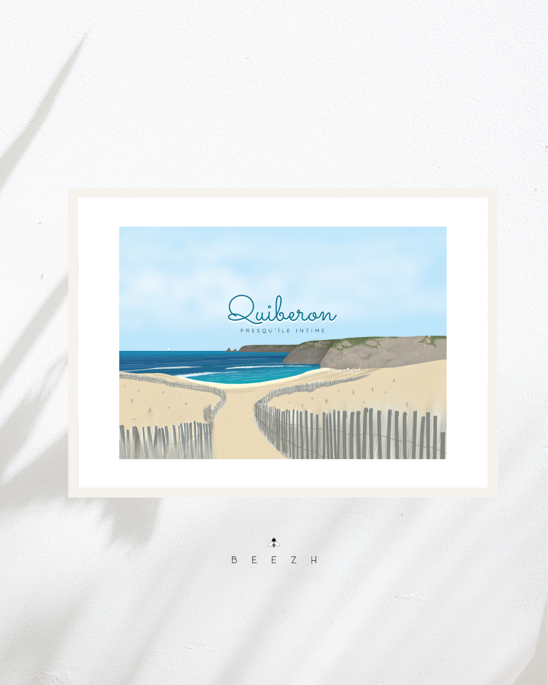 Affiche décorative «Quiberon, presqu’île intime»
