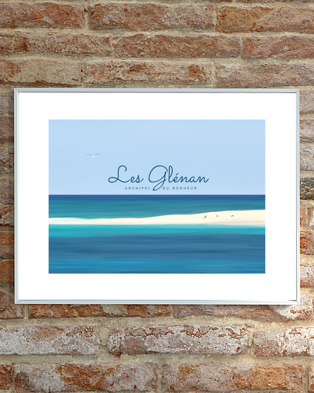 Affiche décorative «Les Glénan, archipel du bonheur»