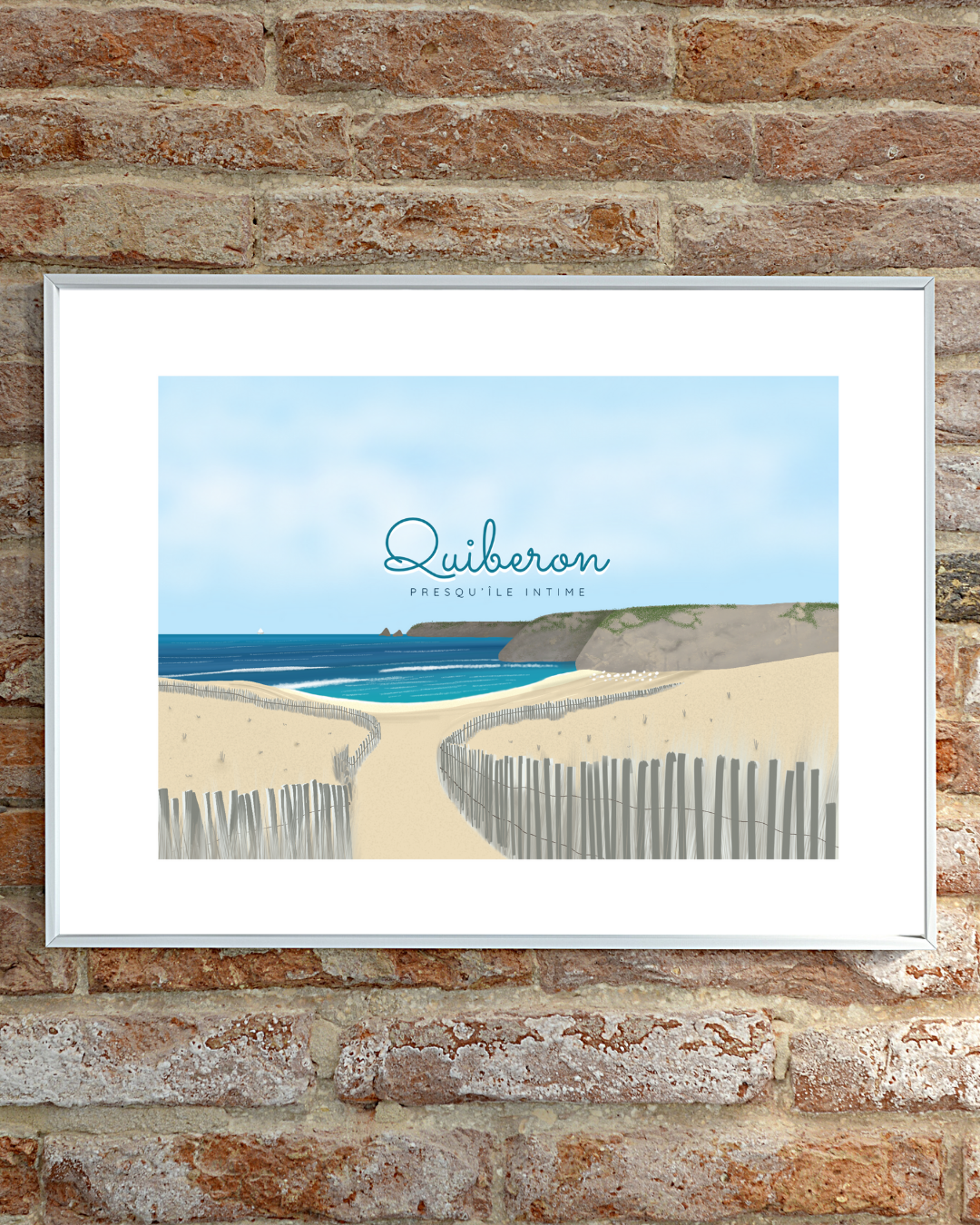 Affiche décorative «Quiberon, presqu’île intime»