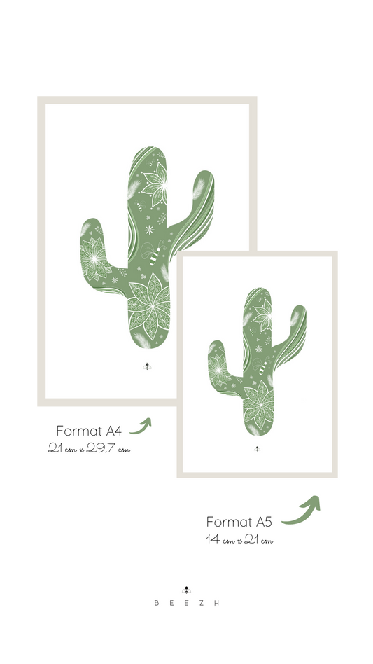 Affiche « Cactus »