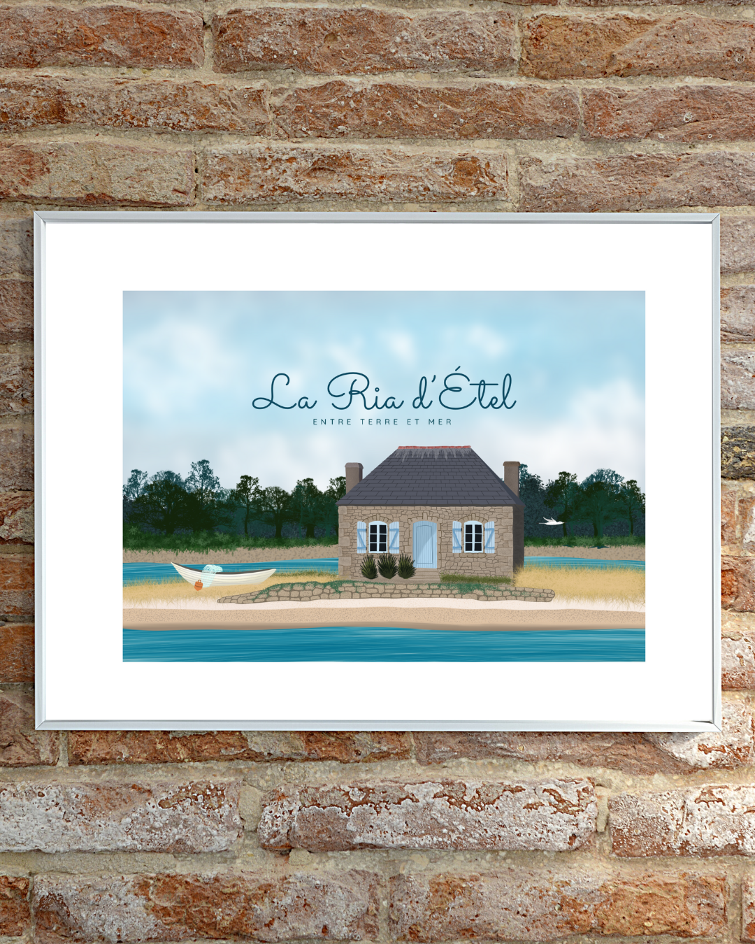 Affiche décorative «La Ria d’Étel, entre terre et mer»