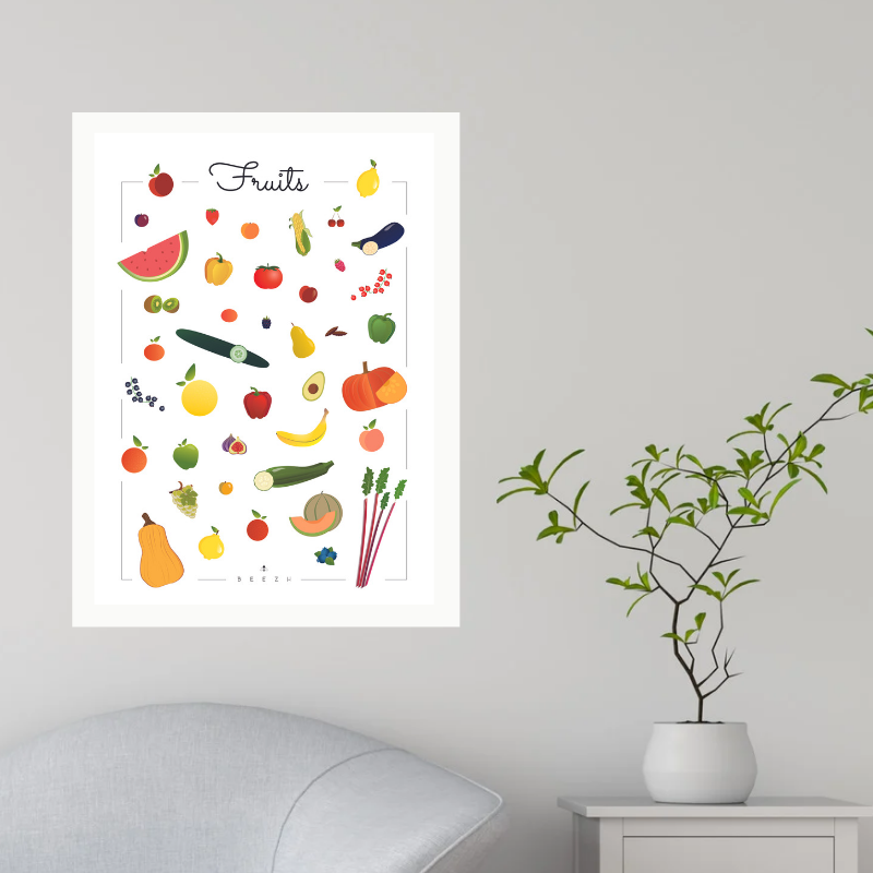 Affiche « Fruits »