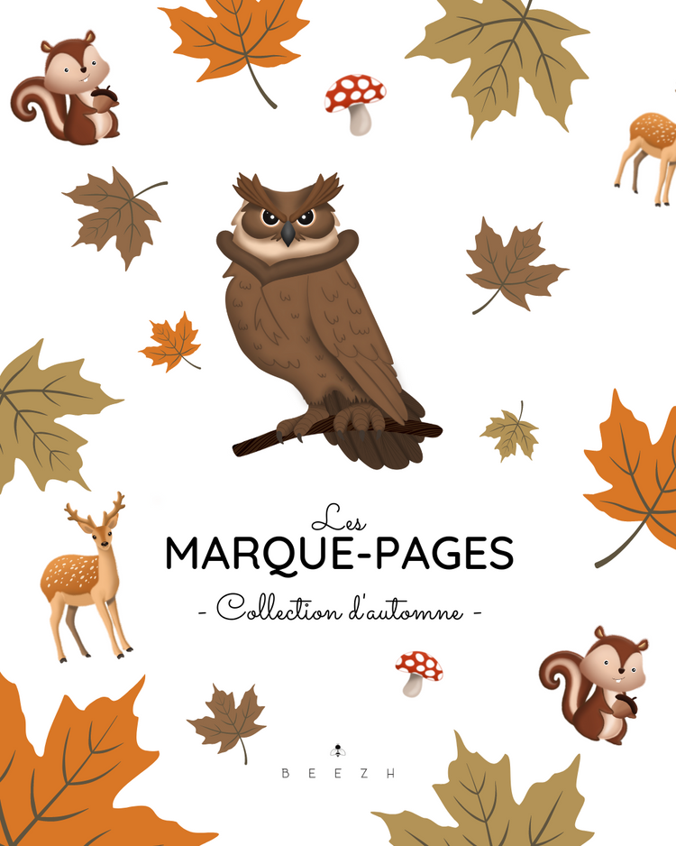 Marque-pages - Collection d’automne « Fall in love »