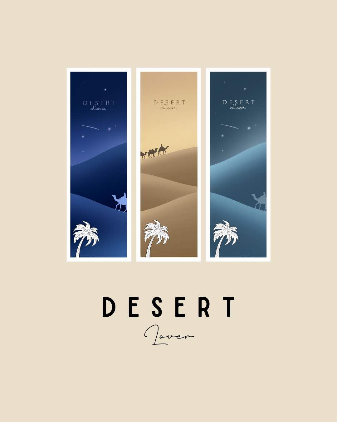 Marque-pages "DESERT Lover"