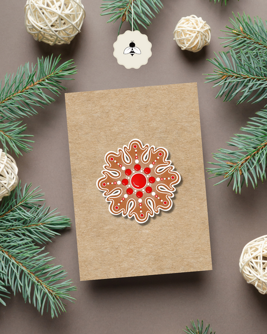 Carte de Noël - Flocon