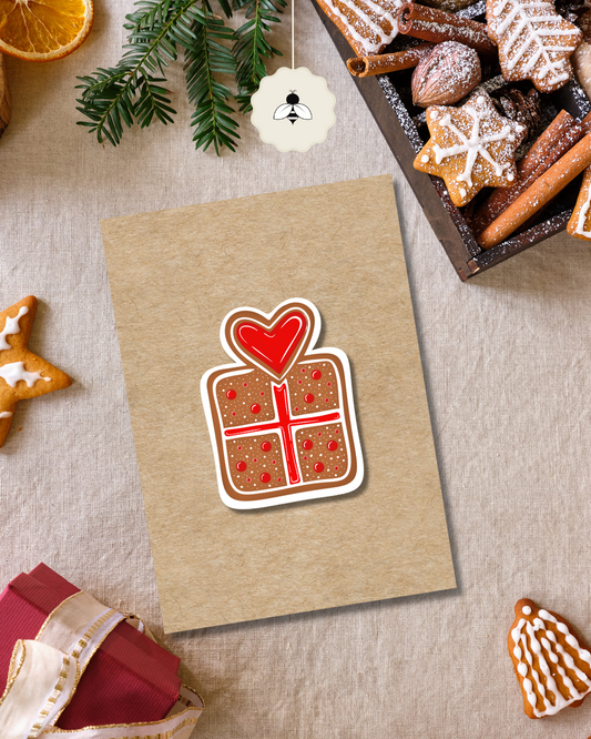 Carte de Noël - Cadeau