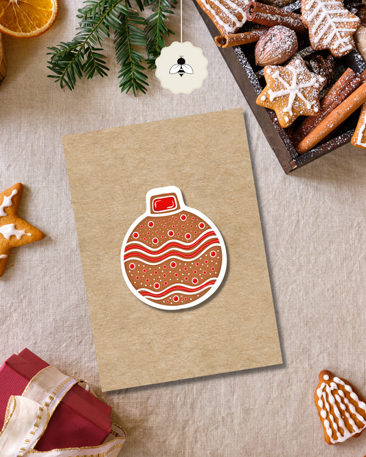 Carte de Noël - Boule