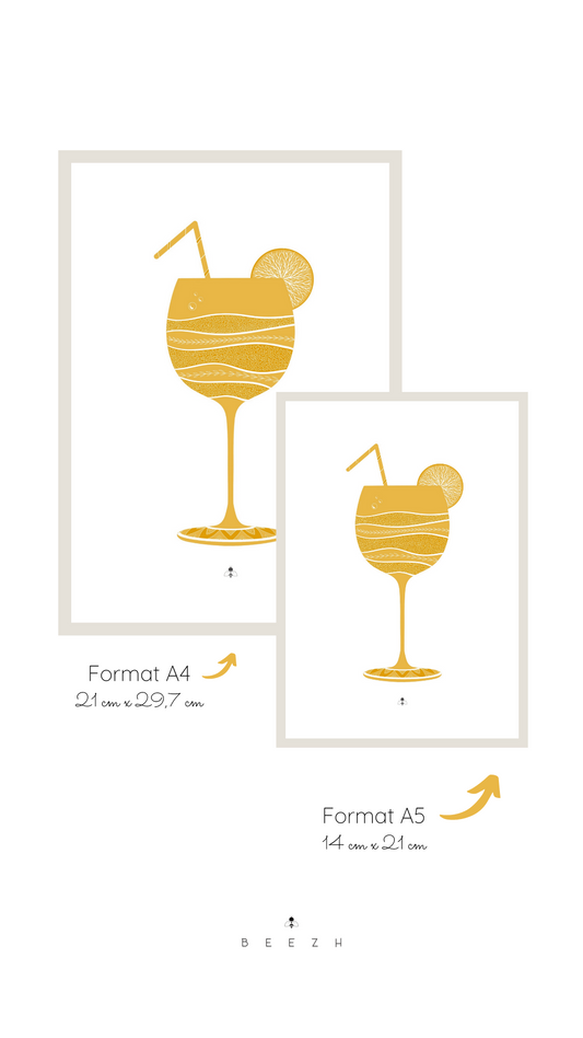 Affiche « Cocktail »