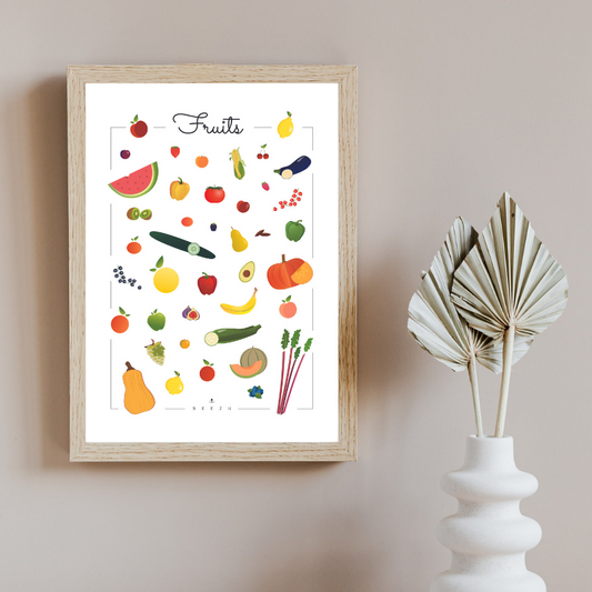 Affiche « Fruits »