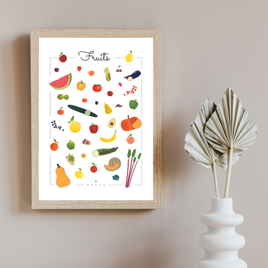 Affiche « Fruits »