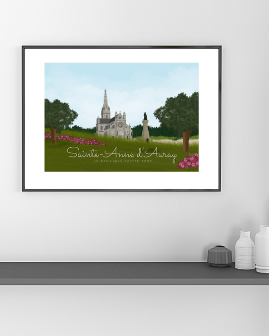 Affiche décorative «Sainte-Anne d’Auray, la Basilique Sainte-Anne»