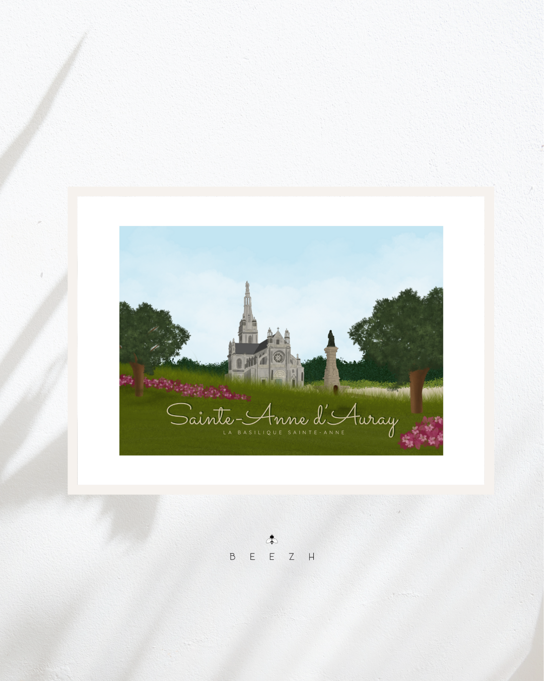 Affiche décorative «Sainte-Anne d’Auray, la Basilique Sainte-Anne»