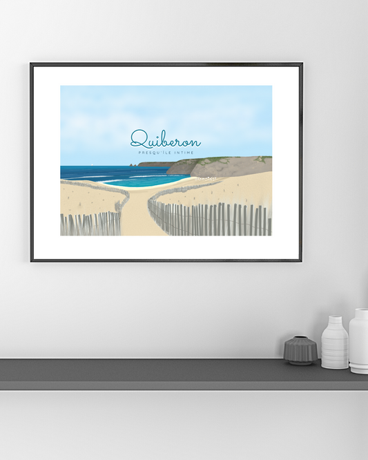 Affiche décorative «Quiberon, presqu’île intime»