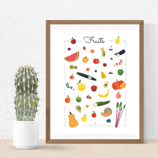 Affiche « Fruits »