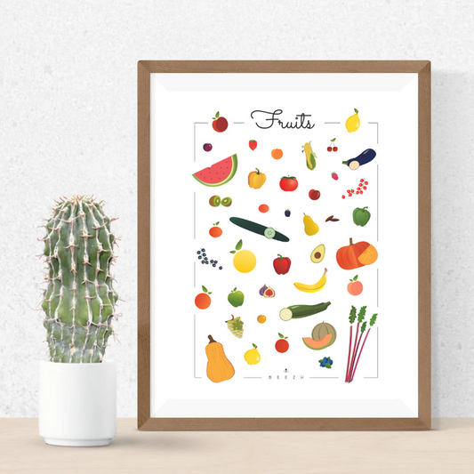 Affiche « Fruits »
